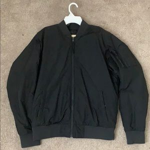 Black Bomber Jacket